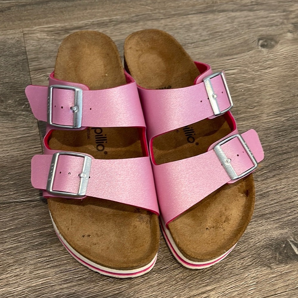 Birkenstock papillio metallic pink